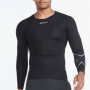Polo Training Core Compression Hombre Black/silver