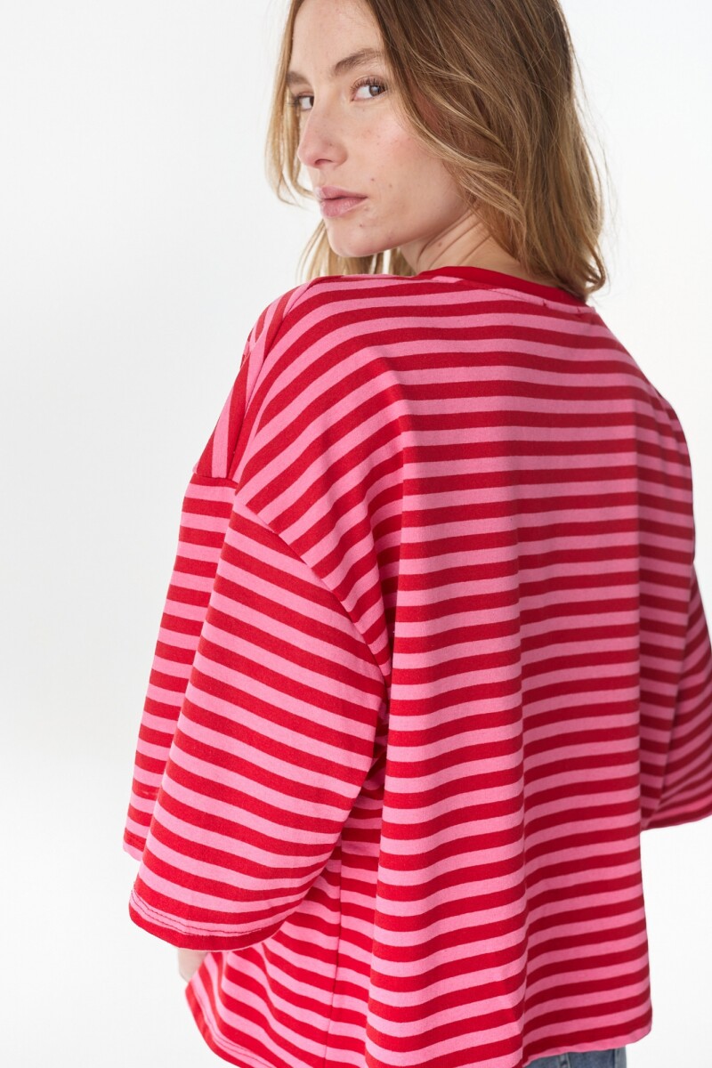 Tshirt Rowan Rojo/Rosa