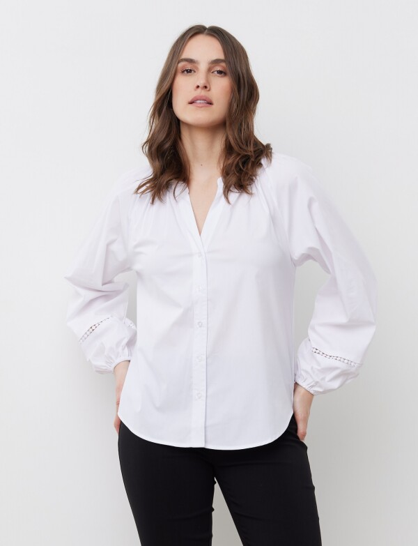 Blusa Algodon BLANCO