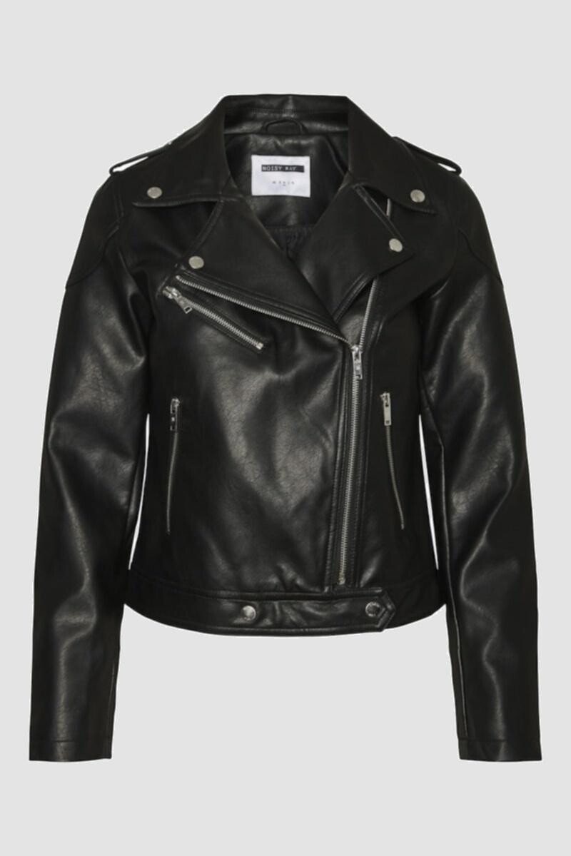 Chaqueta Rollo Biker Cruzada Black