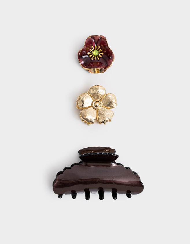Broches Sets Set por 3 Set De Broches - Combinacion Tricolor