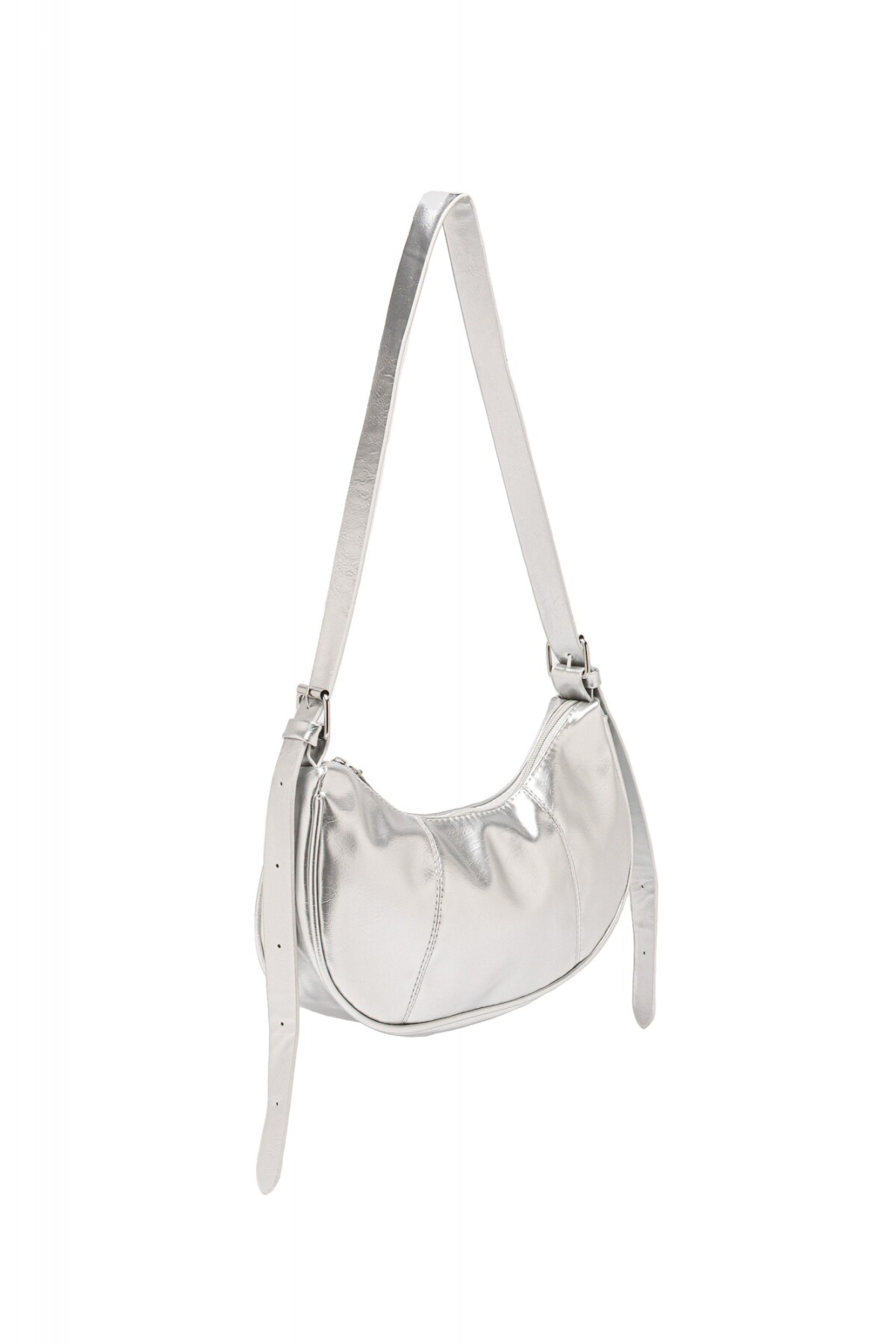 Cartera de hombro Sassy Plateado