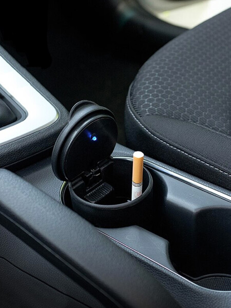CENICERO PARA AUTO NEGRO