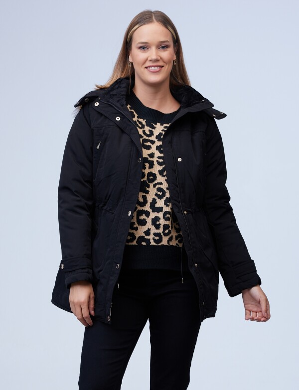 Gabardina Impermeable NEGRO