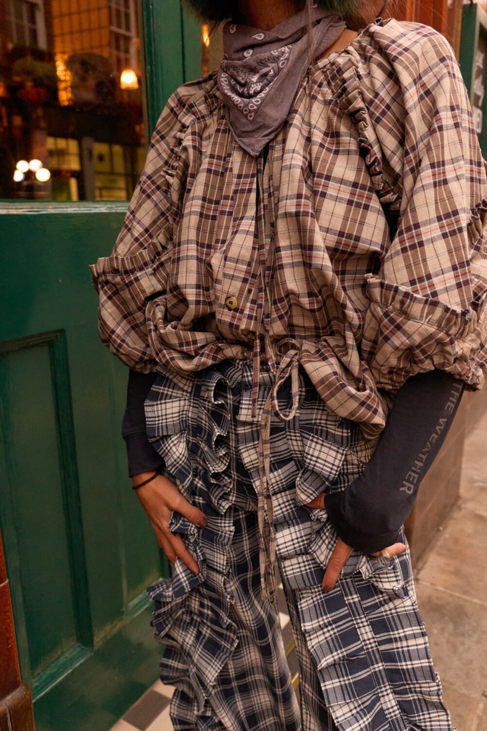 Bloom Shirt Azul / Beige