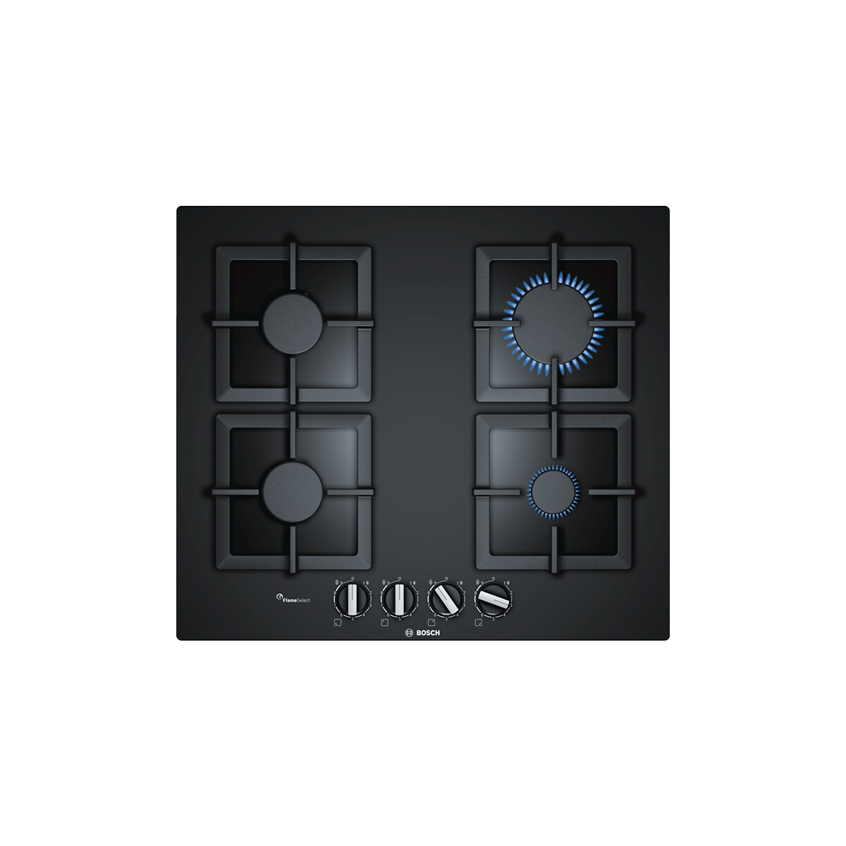 Anafe a gas Bosch PPP6A6B20 Vidrio 60 cm 