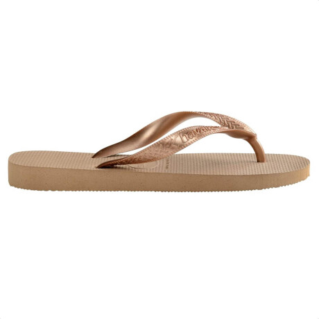 Havaianas Top Calzado Chancleta Ojota Sandalia Playa Rosa Gold