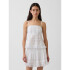 SL LACE LONGLINE TOP FRESH WHITE