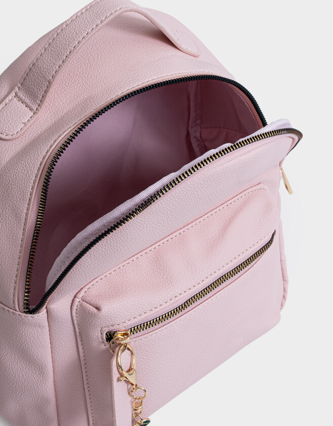 Mochilas Urbanas Romántico Mochila Con Llavero Cherry - Rosa Viejo