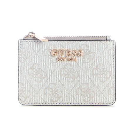 Billetera Guess Laurel II Blanco Logo 0