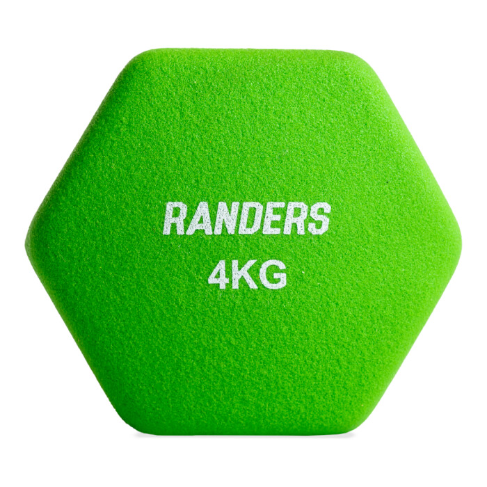 Mancuerna 4KG Revestida De Neopreno Verde Mancuerna 4KG Revestida De Neopreno Verde