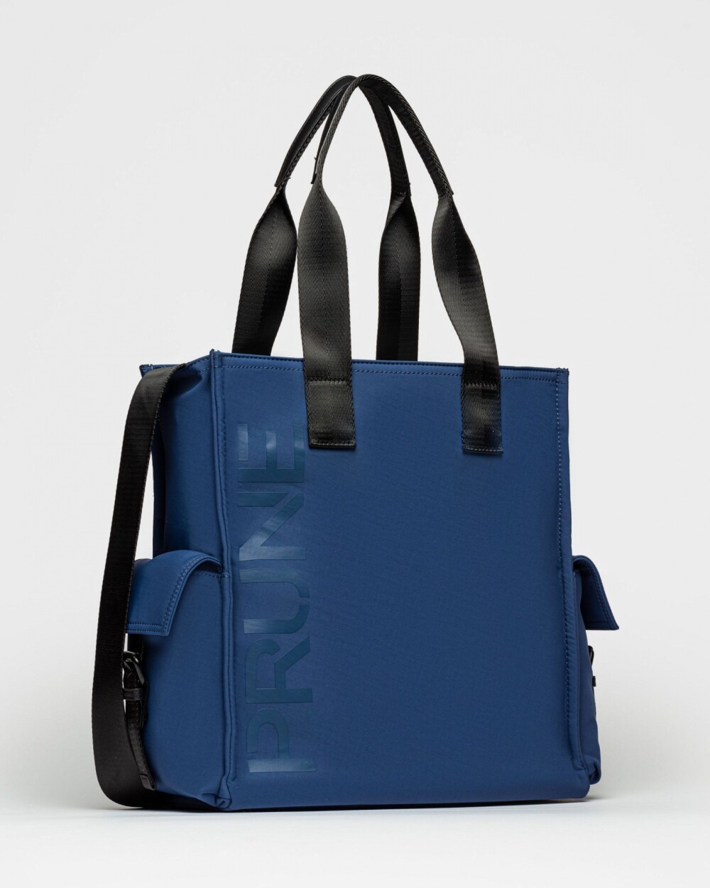 Cartera Al Hombro Light Nylon Negro Azul