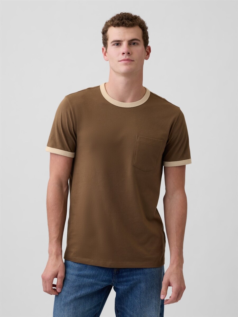 Remera Con Bolsillo Hombre - Buffalo900 