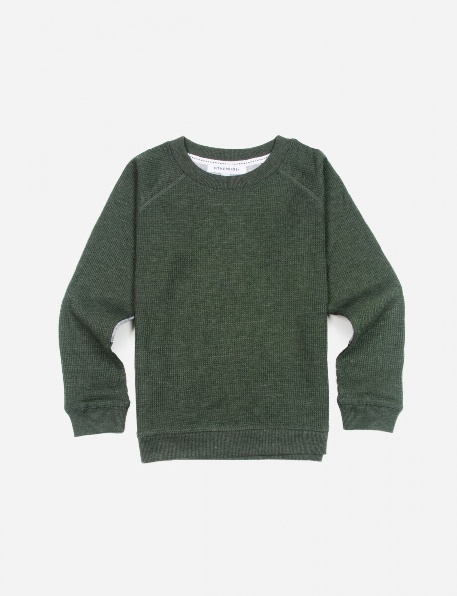 Sweatshirt básico - VERDE OLIVA 