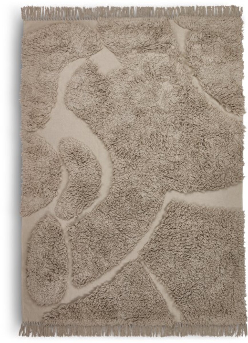 Alfombra FIRBLAD 140x200 en gris claro 