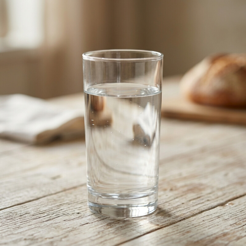 Vaso de vidrio 310ML TRANSPARENTE