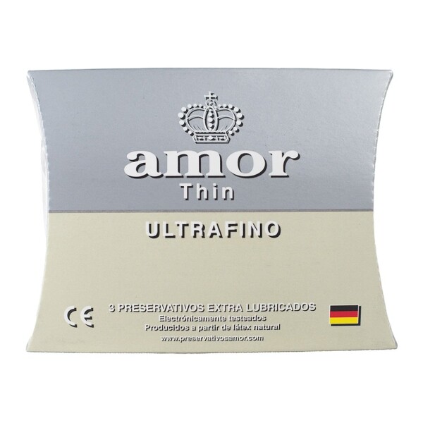 Preservativos Ultrafino x3 – Amor Preservativos Ultrafino x3 – Amor