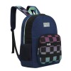 Mochila Escolar Trendy Game Con Porta Botella Para Jardín Y Uso Infantil Diario Azul