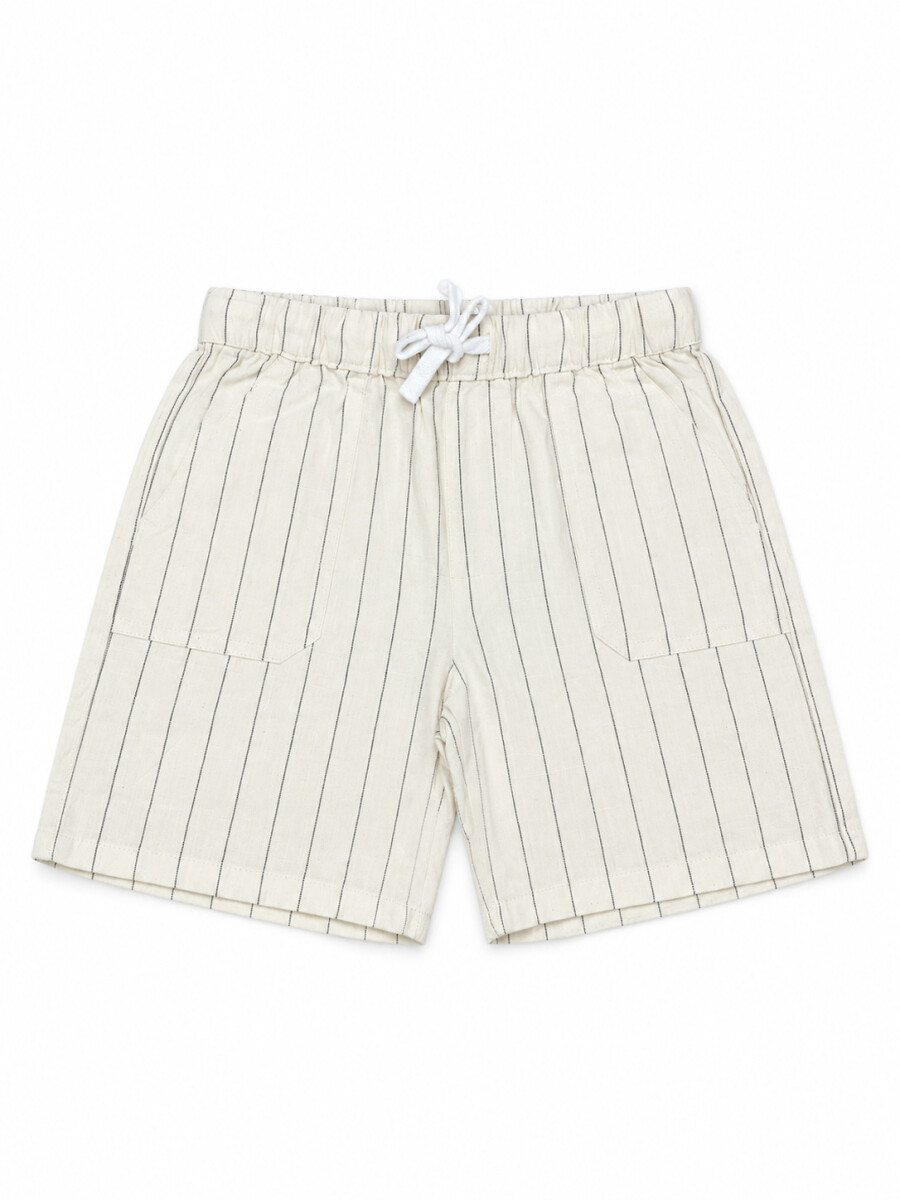 SHORT DALAN LINEN - BEIGE 
