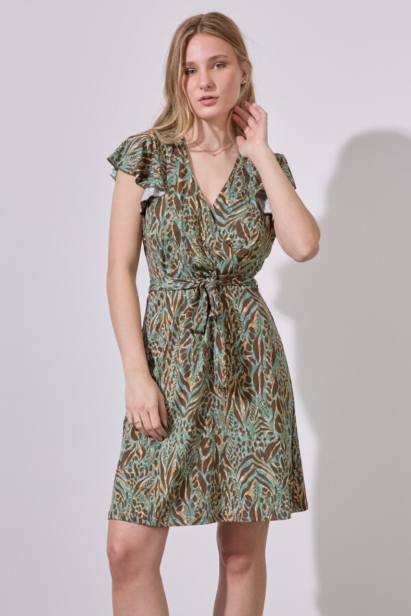 Vestido Print VERDE/MULTI