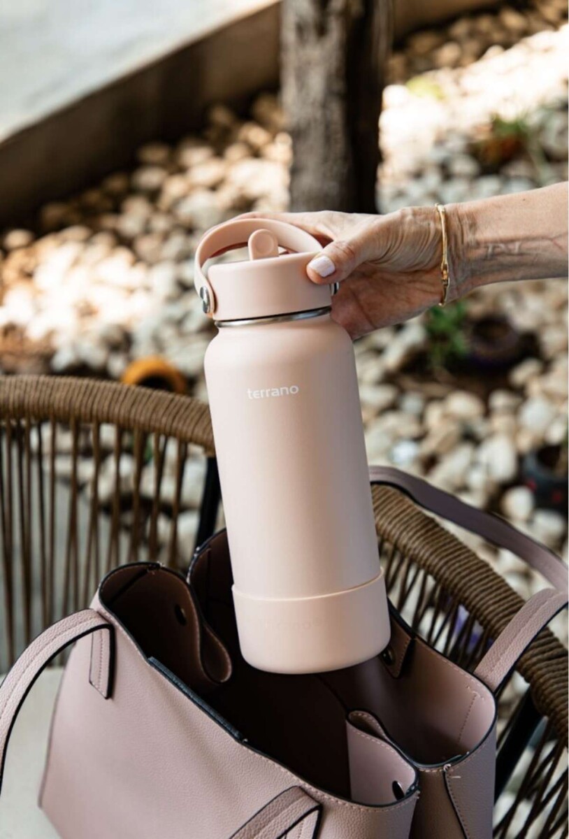 Botella Térmica Con Pico 950Ml. - Rosado 