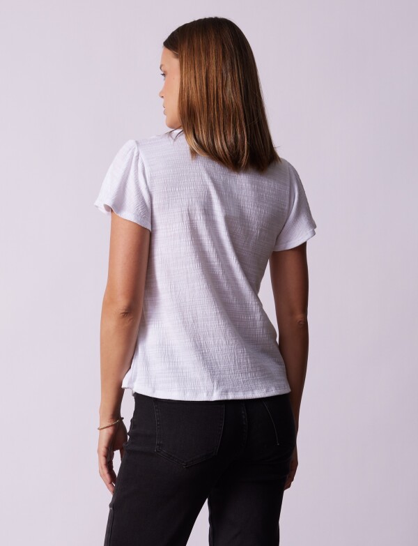 Remera Crochet BLANCO