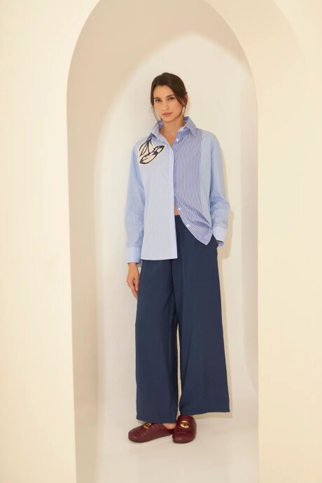PANTALON MONET AZUL
