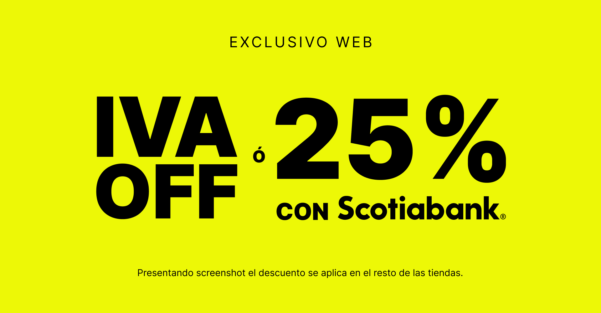 IVA OFF | EXCLUSIVO WEB