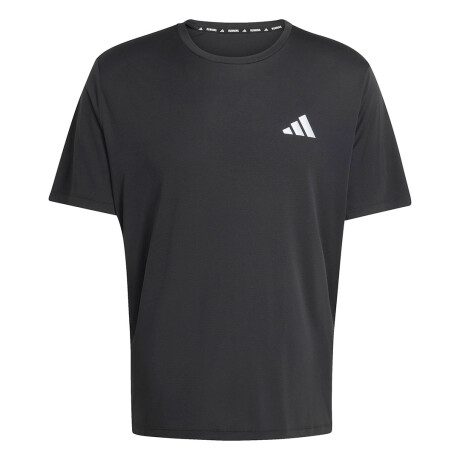 Remera de Hombre Adidas Run Ess Tee M Negro