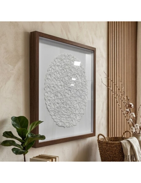 CUADRO CANVAS 50x50cm MANDALA BLANCO CUADRO CANVAS 50x50cm MANDALA BLANCO