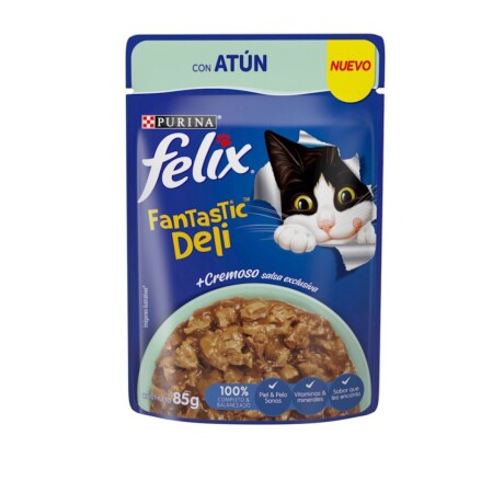 FELIX GATO ADULTO FANTASTIC POUCH DELI ATUN 85GR Felix Gato Adulto Fantastic Pouch Deli Atun 85gr