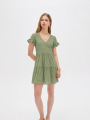 Vestido Kaleu Menta Oscuro