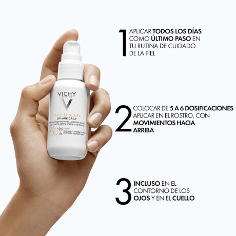 Protector Solar Vichy Capital Soleil UV-Age Daily Tono Light FPS50+ 40ml Protector Solar Vichy Capital Soleil UV-Age Daily Tono Light FPS50+ 40ml