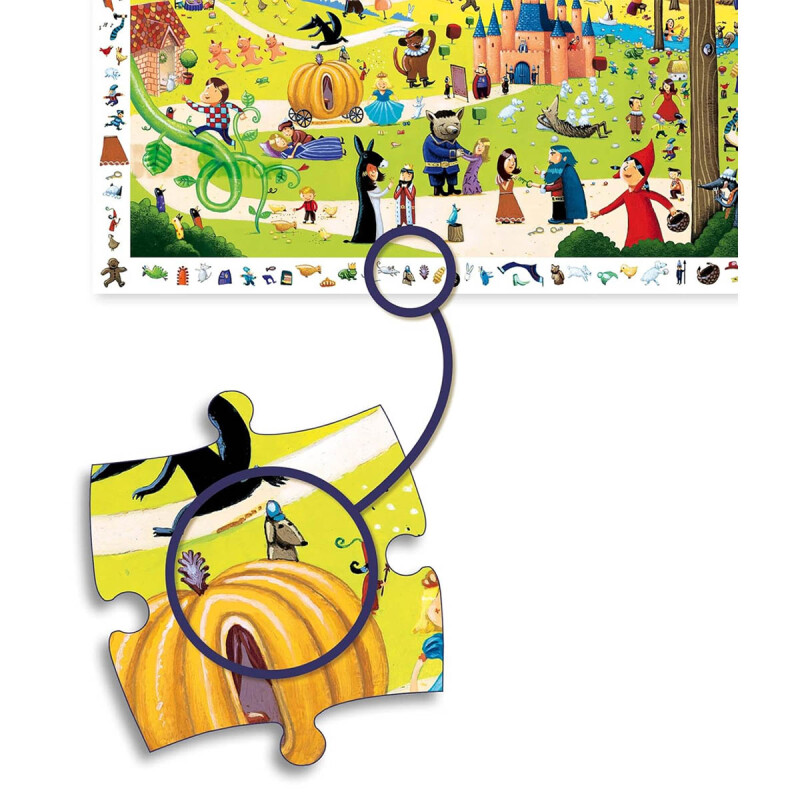 Puzzle Observación Cuentos Infantiles 54 piezas Djeco Puzzle Observación Cuentos Infantiles 54 piezas Djeco