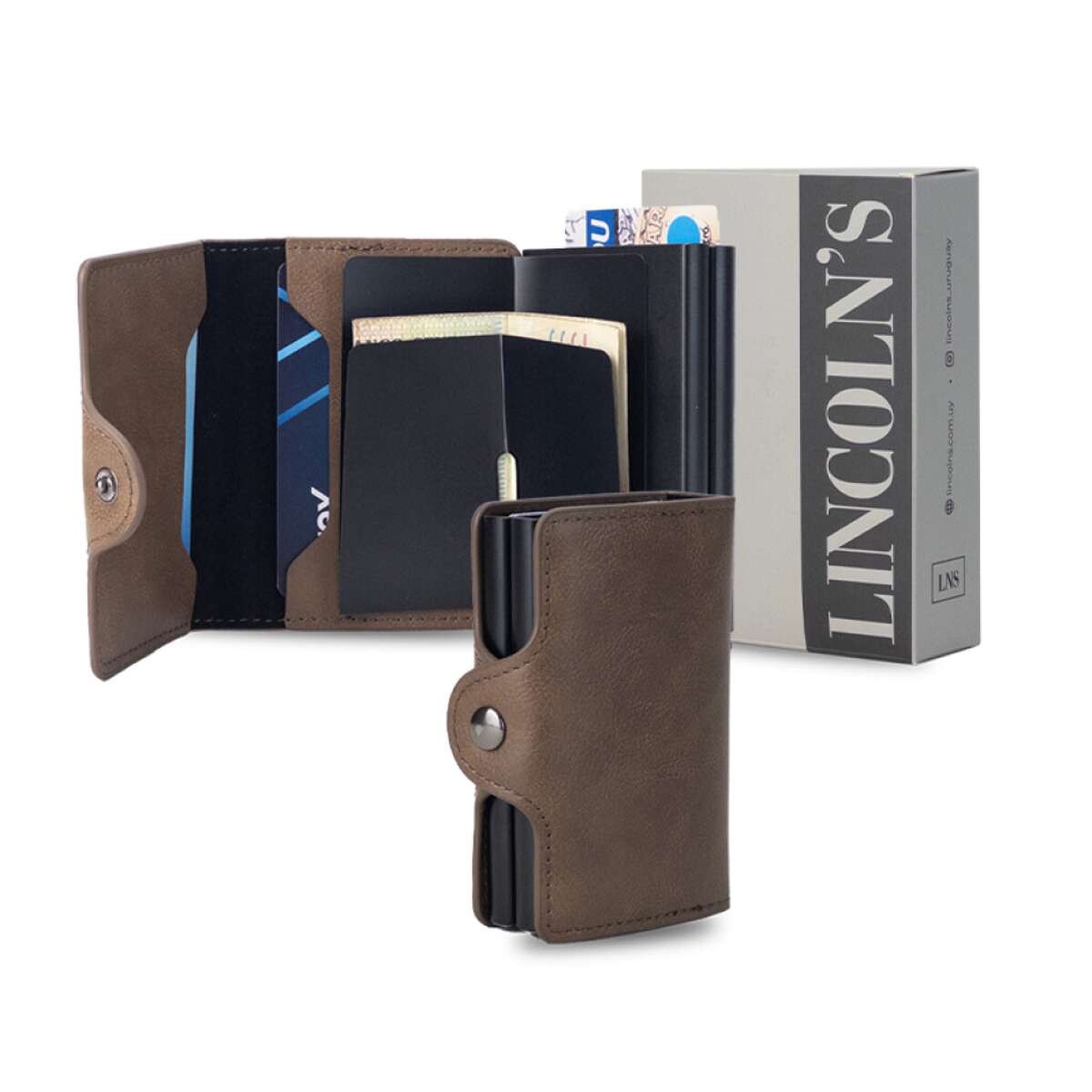 Tarjetero Anti Clonación Coelho - Whisky 