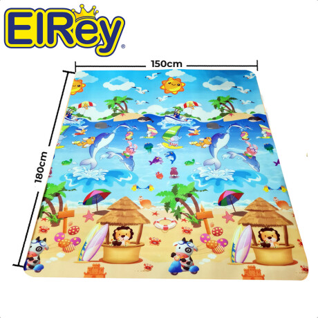 Alfombra Antigolpe Doble 180x150 Gruesa Infantil Bebé Jug009013-2