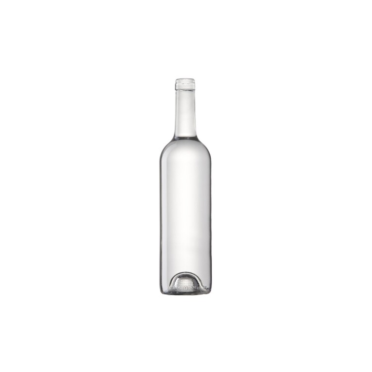 Botella de Vidrio Burdeos 750cc con Tapa Botella de Vidrio Burdeos 750cc con Tapa
