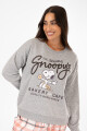 Sweater snoopy original cvc Gris melange