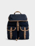 Mochilas Urbanas Mochila Con Solapa Azul "campus Club" - Azul Medio