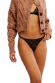 CARE FP REYA LACE THONG Negro