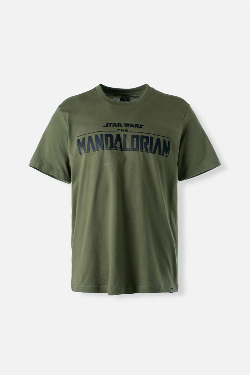 Camiseta hombre Mandalorian - VERDE 