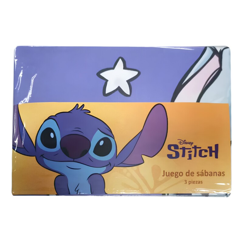 Juego de Sábanas Disney Infantil 1 plaza Stitch 3