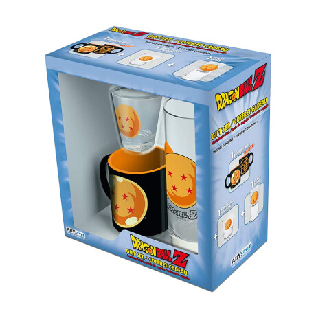 Dragon Ball Z Set Vasos y Taza Dragon Ball Z Set Vasos y Taza