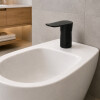 Monocomando de Bidet con Transferencia Negra 35 mm Monocomando De Bidet Con Transferencia Negra 35 Mm