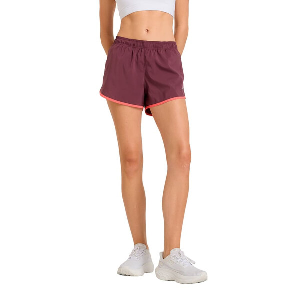 Short New Balance Essentials de Mujer - WS41226FDP Bordo