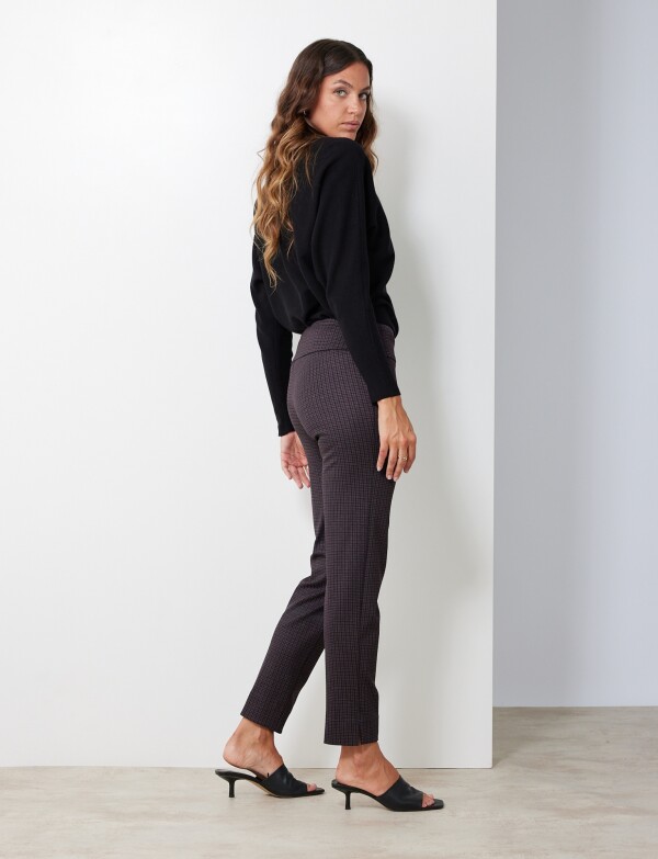 Pantalon Cuadrille NEGRO/ROJO