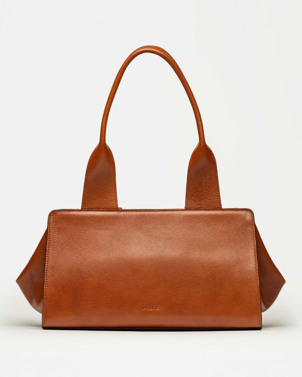 Bolso Mila en cuero liso Cuoio