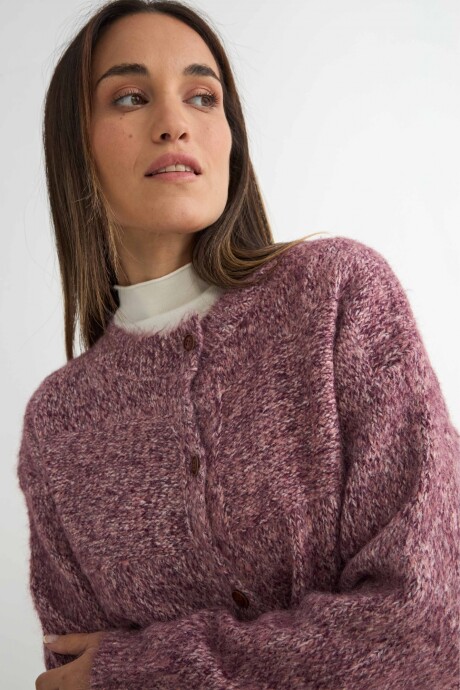 CARDIGAN YACA ROSADO
