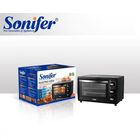 Horno Eléctrico De Mesa Sonifer Sf-4034 20 Litros Negto Horno Eléctrico De Mesa Sonifer Sf-4034 20 Litros Negto