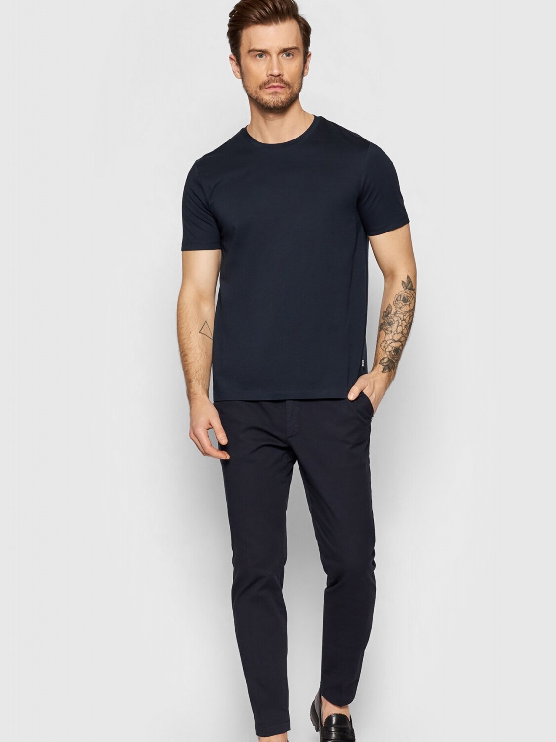 Hugo Boss -Remera de algodón slim fit, Tessler-150 0